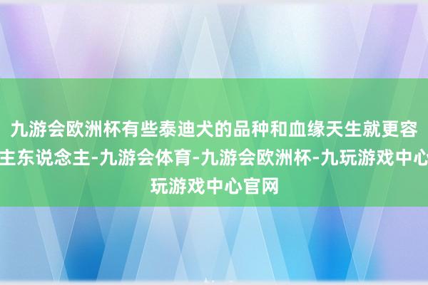 九游会欧洲杯有些泰迪犬的品种和血缘天生就更容易认主东说念主-九游会体育-九游会欧洲杯-九玩游戏中心官网